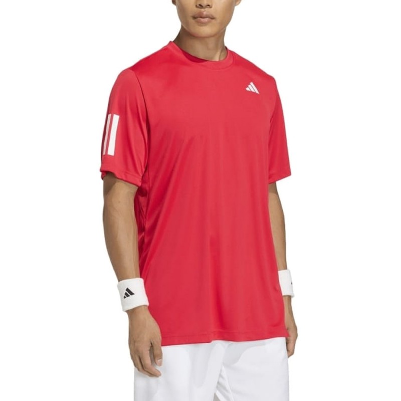 T-shirt Adidas Club 3STR rouge rubis