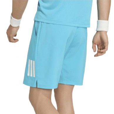 Short Adidas Club 3STR bleu cyan