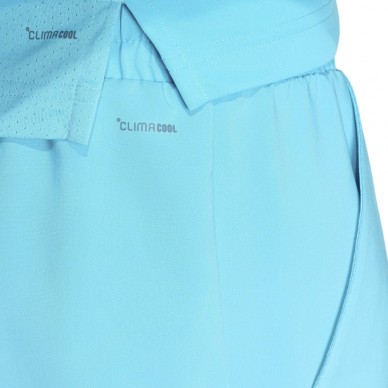 Short Adidas Club 3STR bleu cyan