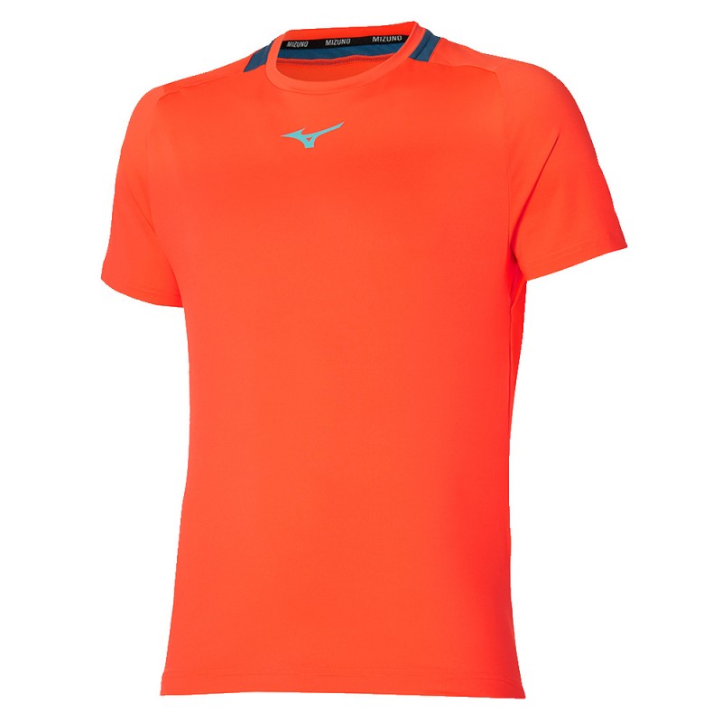 T-shirt Mizuno Tennis Tee rouge