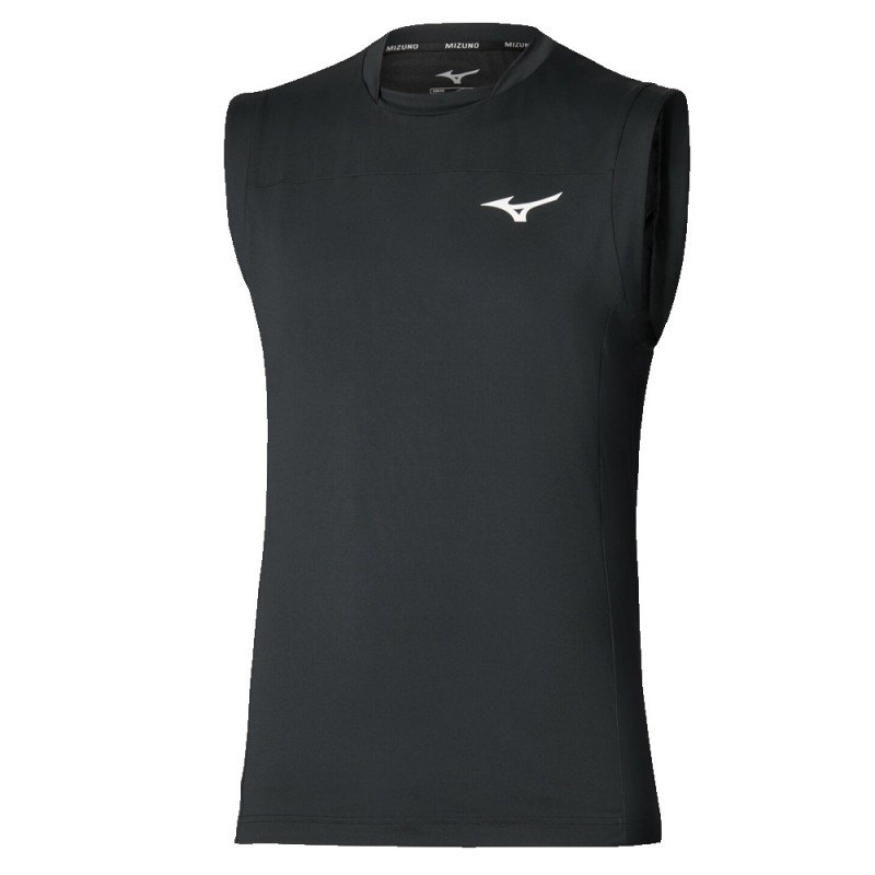 T-shirt Mizuno Tennis Shadow noire