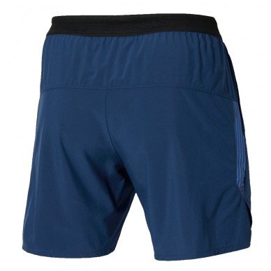 Short Mizuno Tennis 7 Inches Amply bleu