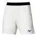 Short Mizuno Tennis 7 Inches Amply blanc jaune