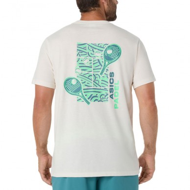 T-shirt Asics Court Graphic SS Top blanche