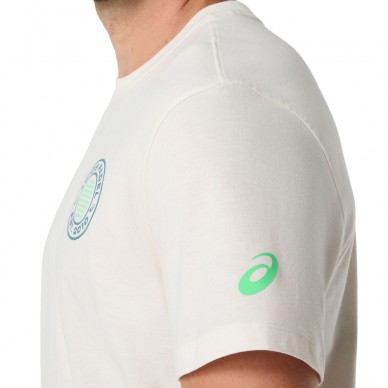 T-shirt Asics Court Graphic SS Top blanche