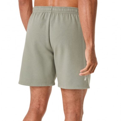 Short Asics Logo Fleece 7IN vert sauge