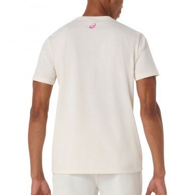T-shirt Asics Court Core Graphic TEE blanche