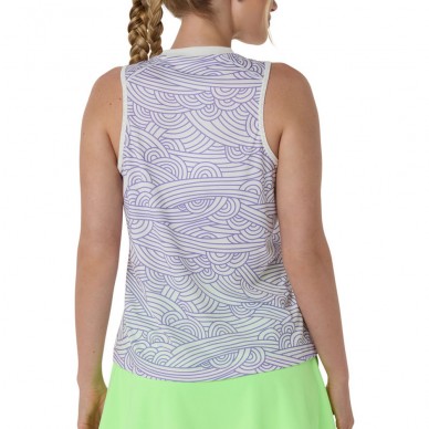 T-shirt Asics Court All Over Print crème