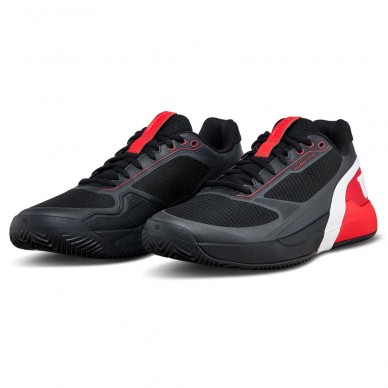 Chaussures Wilson Rush Pro 5 Clay black red 2026