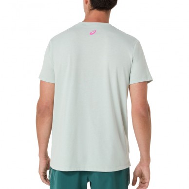 T-shirt Asics Game Seasonal Graphic Tee vert clair