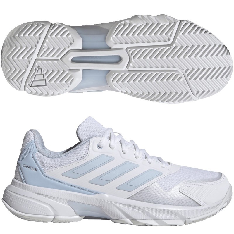 Chaussures Adidas Courtjam Control 3 W crystal white silver 2026