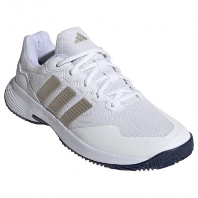 Chaussures Adidas Gamecourt 2 M white metallic dark blue 2026