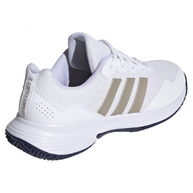Chaussures Adidas Gamecourt 2 M white metallic dark blue 2026