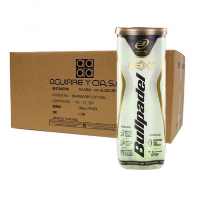 Carton Balles Bullpadel FIP Next 24 x 3