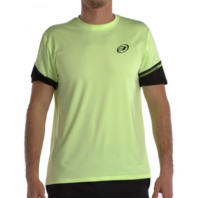 T-shirt Bullpadel Besan jaune soufre