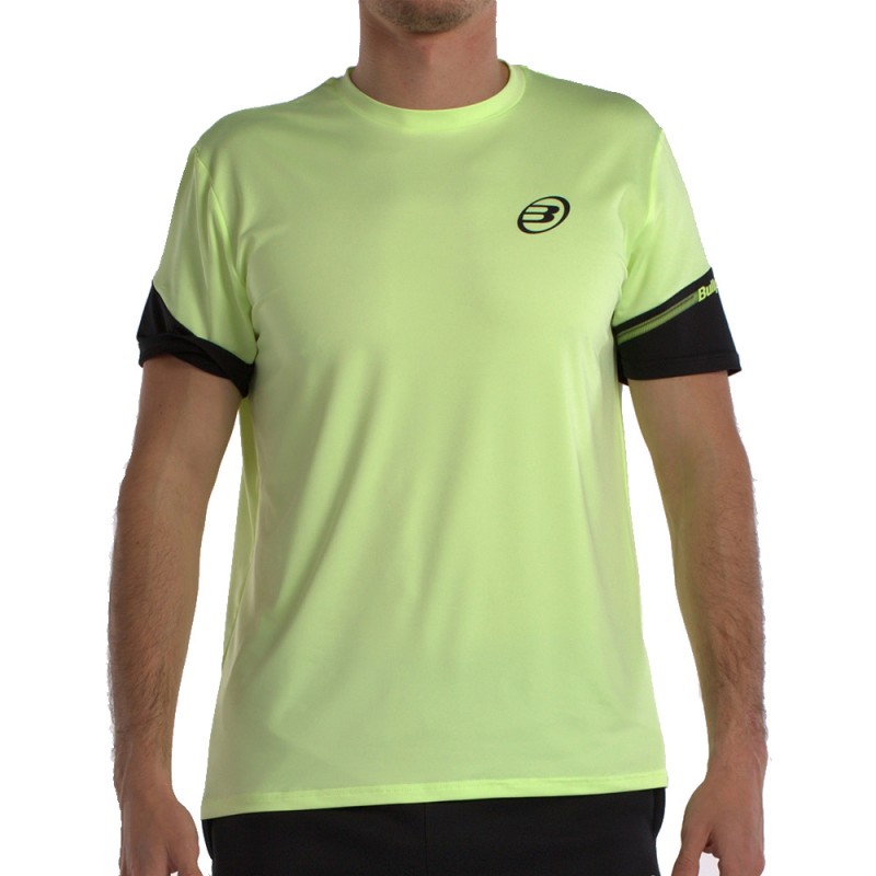 T-shirt Bullpadel Besan jaune soufre