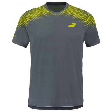T-shirt Babolat Aero Cneck TEE gris