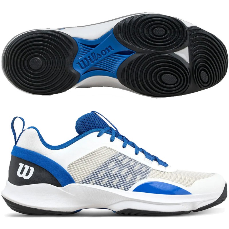 Chaussures Wilson Hurakn Pro V2 white deja vu blue 2025