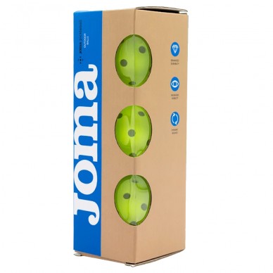 Balles Joma Pickleball jaune fluo