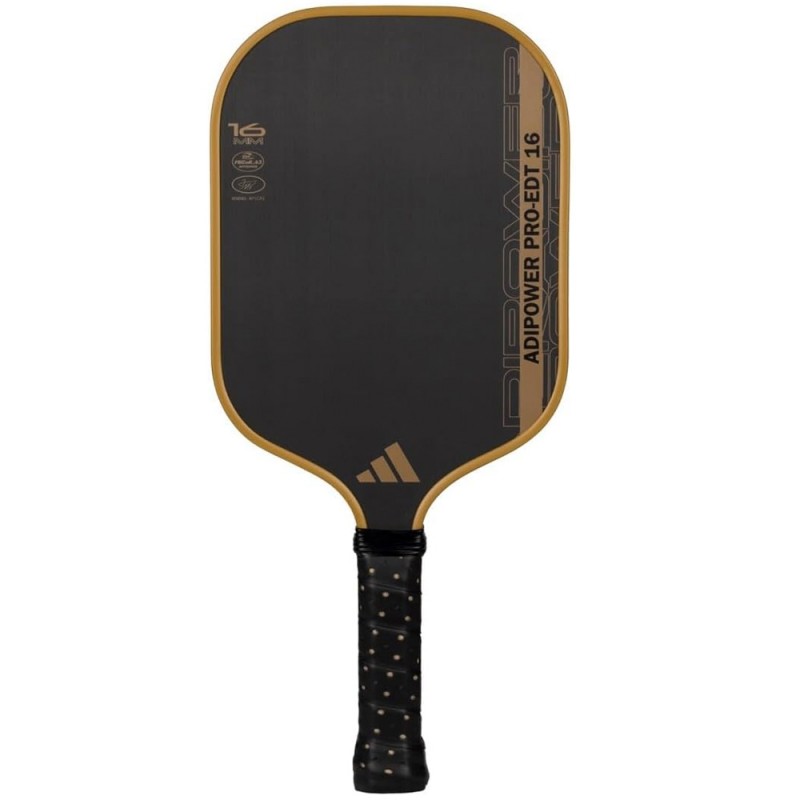 Adidas Pickleball Adipower Pro EDT 16mm dorée 2026