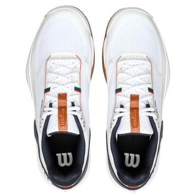 Chaussures Wilson Rush Pro 5 Clay white navy 2026
