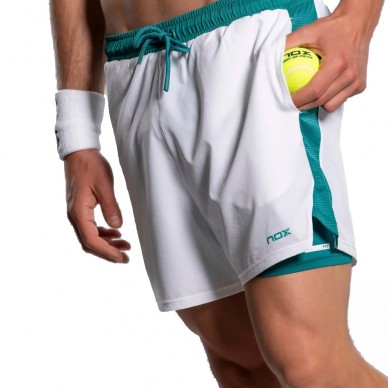 Short Nox Pro blanc vert