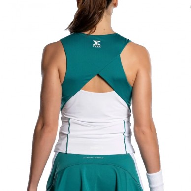 T-shirt Nox Pro bretelles blanc vert