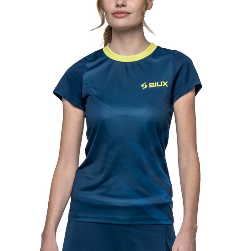 T-shirt Siux Wave Woman bleu marine