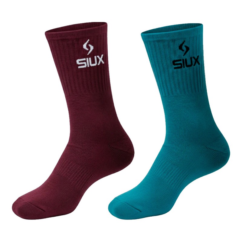 Chaussettes Siux Groove Pack 2u bordeaux ciel