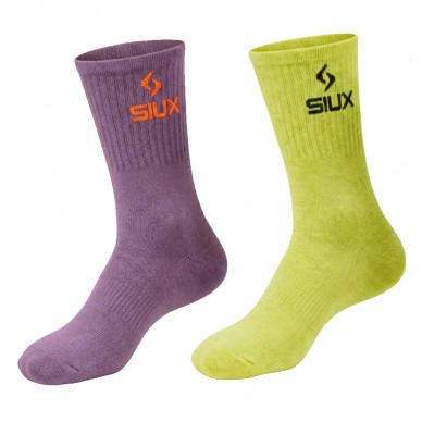 Chaussettes Siux Groove Pack 2u vert violet