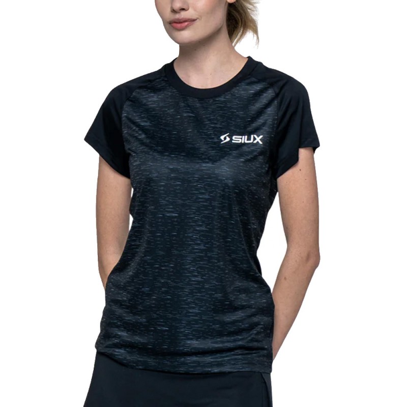T-shirt Siux Club Woman noire