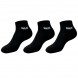 Chaussettes Siux Basic courtes Pack 3u noires