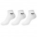Chaussettes Siux Basic courtes Pack 3u blanches