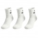 Chaussettes Siux Basic Pack 3u blanches