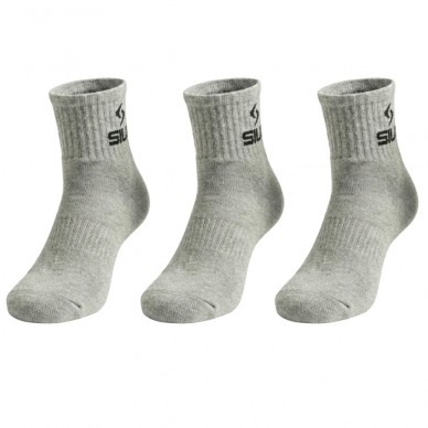 Chaussettes Siux Basic Pack 3u grises