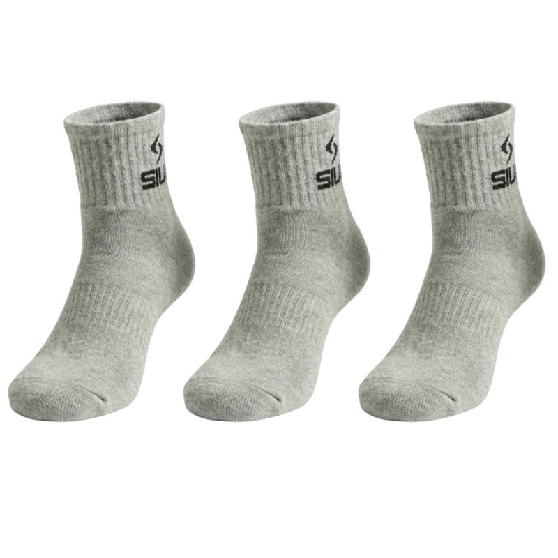 Chaussettes Siux Basic Pack 3u grises