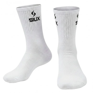 Chaussettes Siux Basic hautes Pack 3u blanches