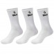 Chaussettes Siux Basic hautes Pack 3u blanches
