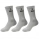 Chaussettes Siux Basic hautes Pack 3u grises