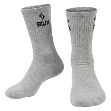 Chaussettes Siux Basic hautes Pack 3u grises