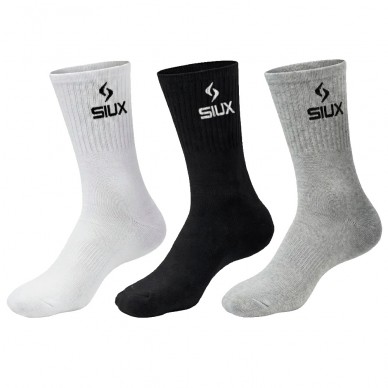 Chaussettes Siux Basic hautes Pack 3u mix