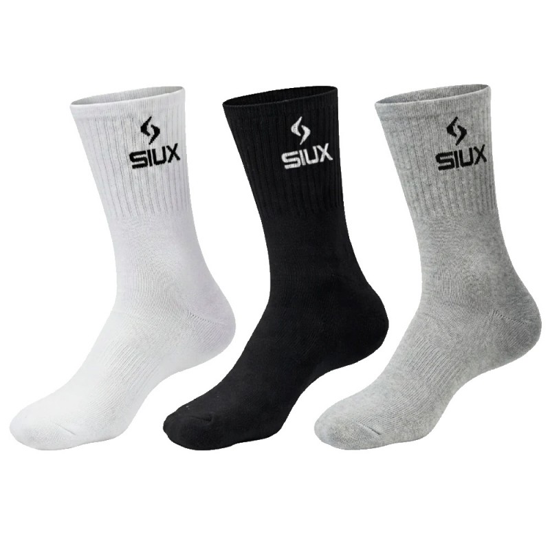 Chaussettes Siux Basic hautes Pack 3u mix