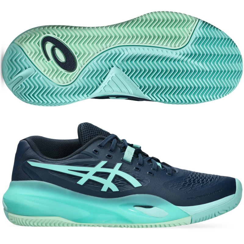 Chaussures Asics Gel Resolution X Clay night sky illuminate mint 2026