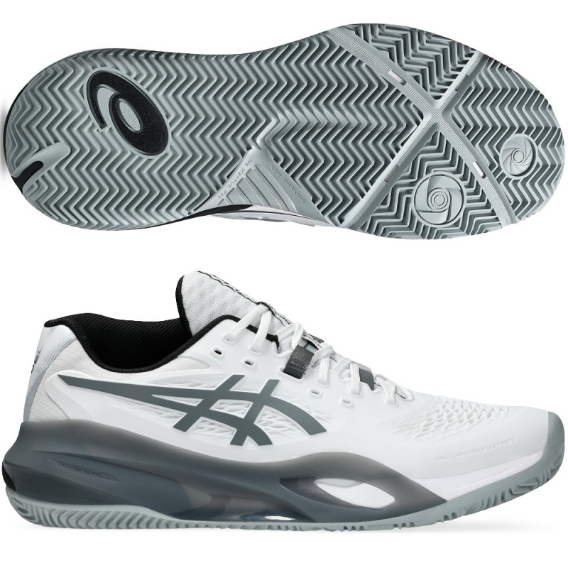 Chaussures Asics Gel Resolution X Padel white steel grey 2026