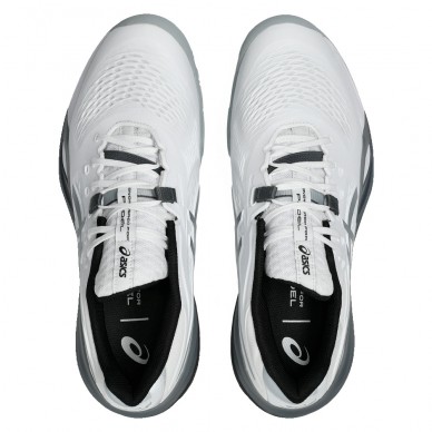 Chaussures Asics Gel Resolution X Padel white steel grey 2026