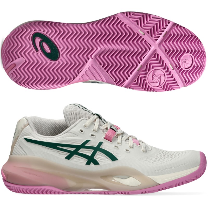 Chaussures Asics Gel Resolution X Padel soft oat jewel green 2026