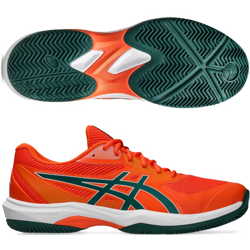 Chaussures Asics Game FF Padel energy orange jewel green 2026