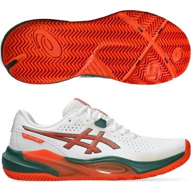 Chaussures Asics Gel Challenger 15 Padel white energy orange 2026