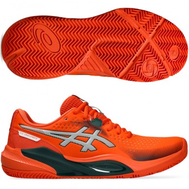 Chaussures Asics Gel Challenger 15 Padel energy orange jewel green 2026