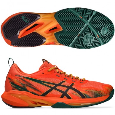 Chaussures Asics Sonicsmash FF energy orange dark aubergine 2026